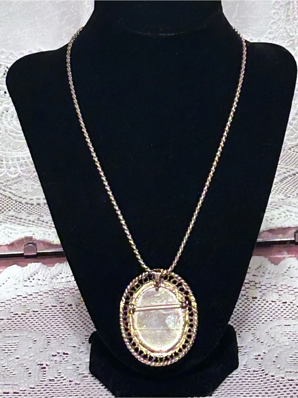Vintage Needlepoint  Floral Jewelry 18